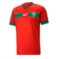 Marokko Fußballbekleidung Heimtrikot WM 2022 Kurzarm